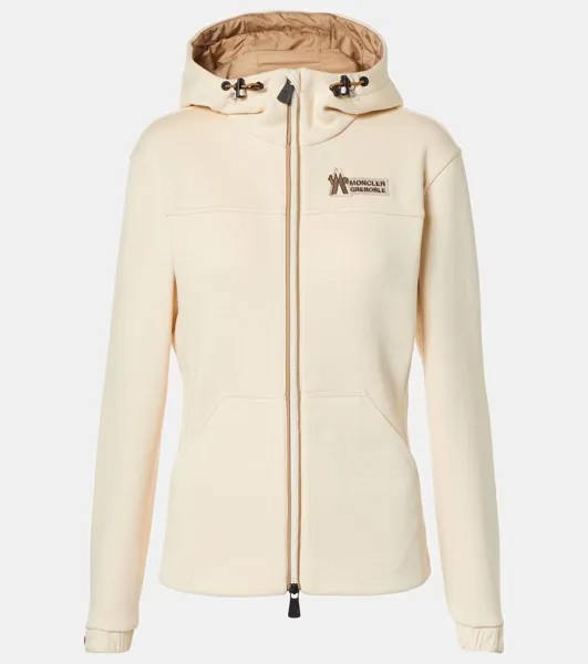Куртка из хлопковой смеси Moncler Grenoble, белый