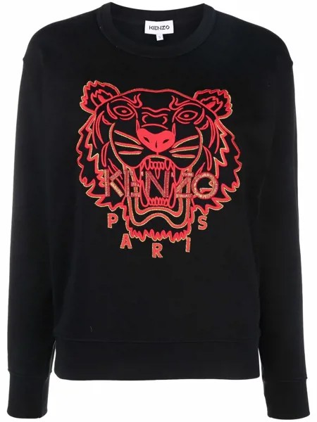 Kenzo толстовка с принтом Tiger Head