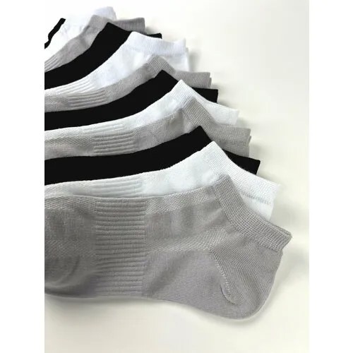 Носки Virtuoso, 12 пар, размер 44/45/46, черный, серый, белый