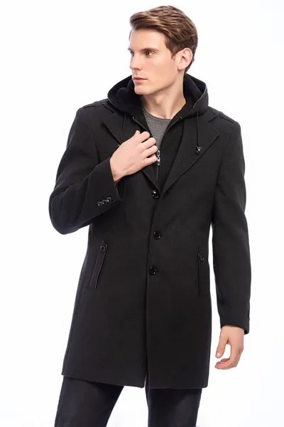 Пальто - Серый - Двубортный DYNAMO, серый
