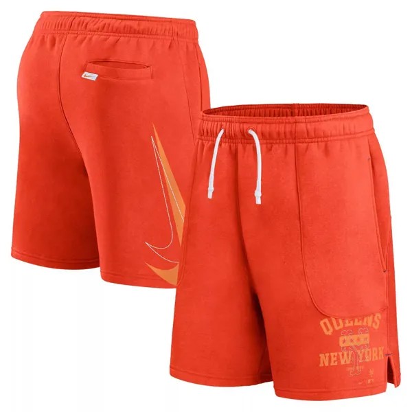 Мужские оранжевые шорты для игры с мячом New York Mets Statement Nike