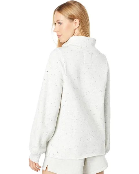 Толстовка Madewell MWL Betterterry Relaxed Turtleneck Sweatshirt, цвет Heather Donegal Mist