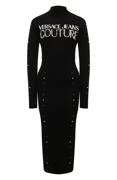 Платье из вискозы Versace Jeans Couture