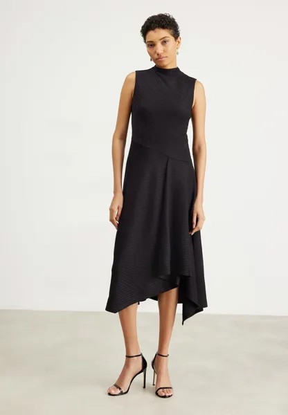 Платье-футляр Hacci Midi Dress DKNY, черный
