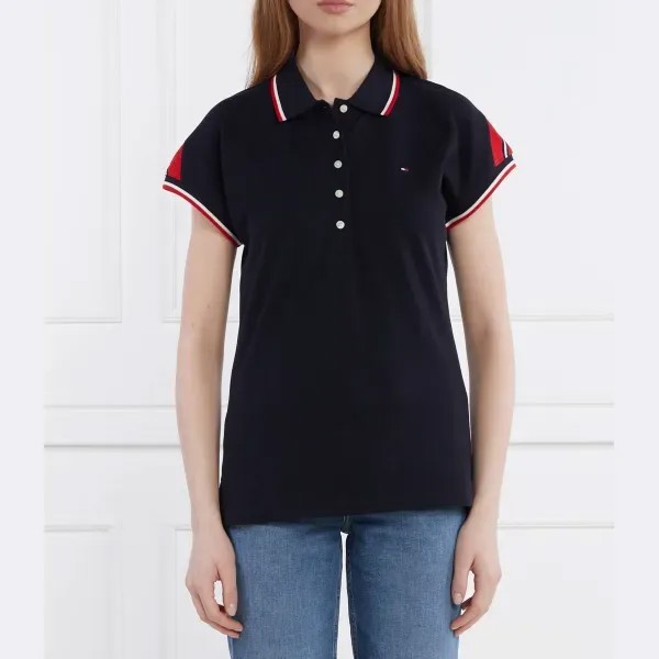Рубашка поло стандартного кроя Tommy Hilfiger, синий