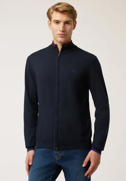 Толстовка на молнии Full Zip Internal Customization Harmont & Blaine, цвет blu scuro