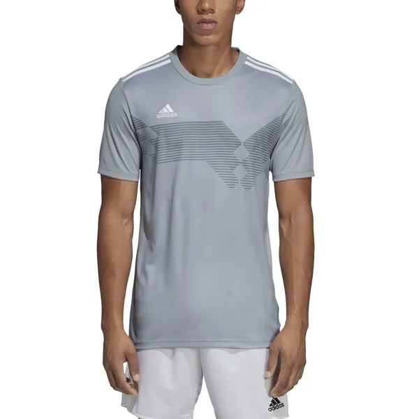 Футболка adidas Campeon 19 Jersey, серый/белый