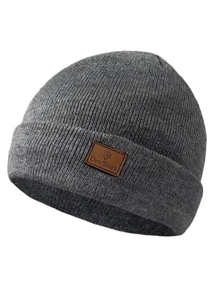 Шапка бини унисекс DexShell Beanie Hat серый, one size
