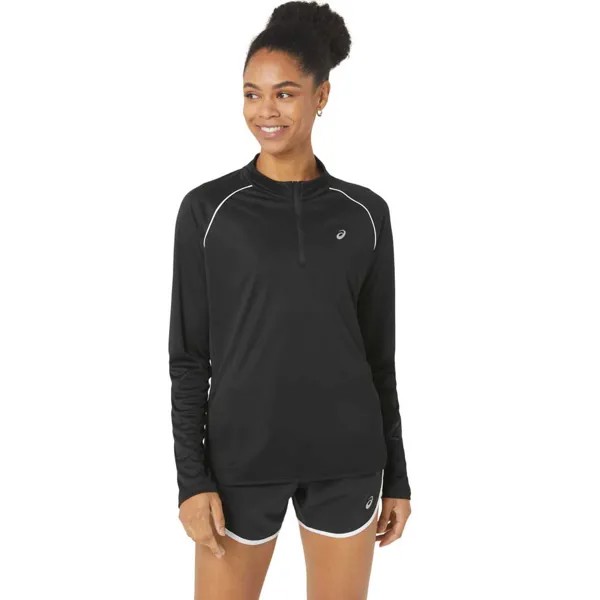 Спортивная футболка Asics Icon half zip, черный