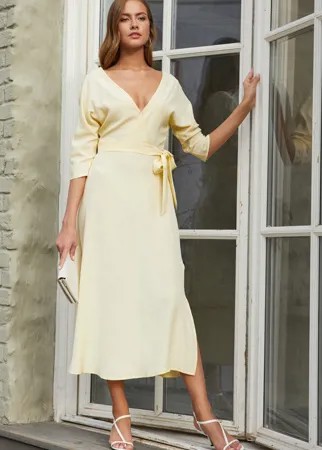 Вечернее платье женское DELIA DRESS MOSCOW D2006-00-52283 желтое 48