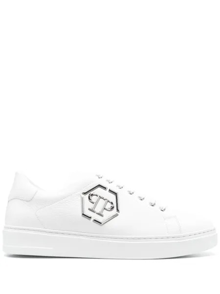 Philipp Plein кеды на шнуровке, белый
