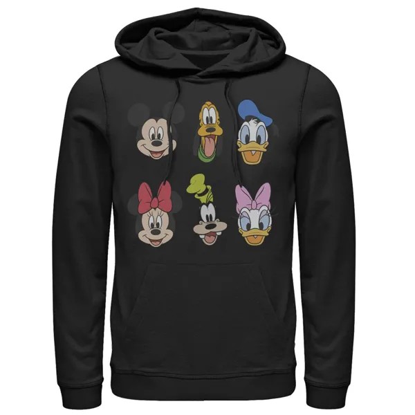 Мужская толстовка с капюшоном Disney Mickey & Friends Group Shot Heads