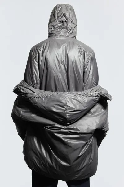 Теплоизоляционная куртка с thermomove H&M, серый