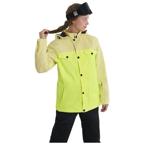 Куртка сноубордическая детская COOL ZONE Rush Лимонный/Салатовый (Рост:146)
