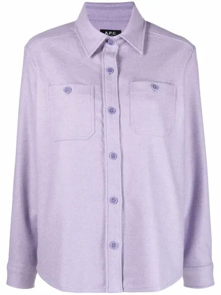 A.P.C. рубашка на пуговицах