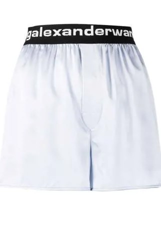 Alexander Wang шорты с логотипом на поясе
