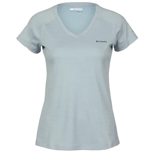 Функциональная рубашка Columbia Women's Zero Rules Short Sleeve Shirt, цвет Cirrus Grey Heather