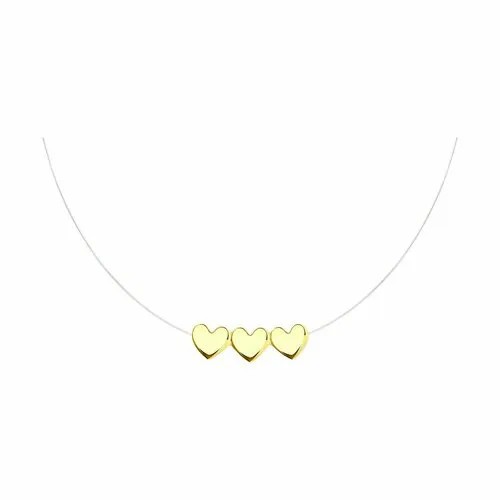 Колье Diamant, желтое золото, 585 проба, длина 42 см.