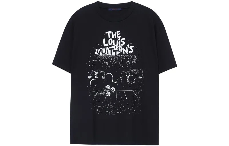 Футболка с принтом Louis Vuitton LV Concert, черная, цвет Black - Comes with Original Bag