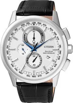 Японские наручные  мужские часы Citizen AT8110-11A. Коллекция Radio Controlled
