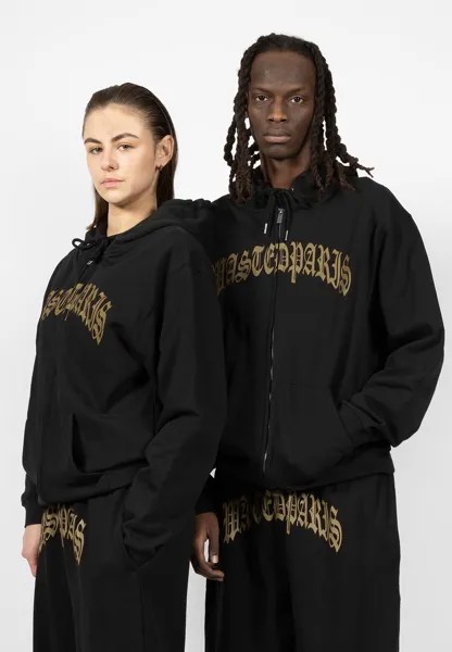 Толстовка на молнии Unisex Hoodie Zip Kingdom Wasted Paris, черный
