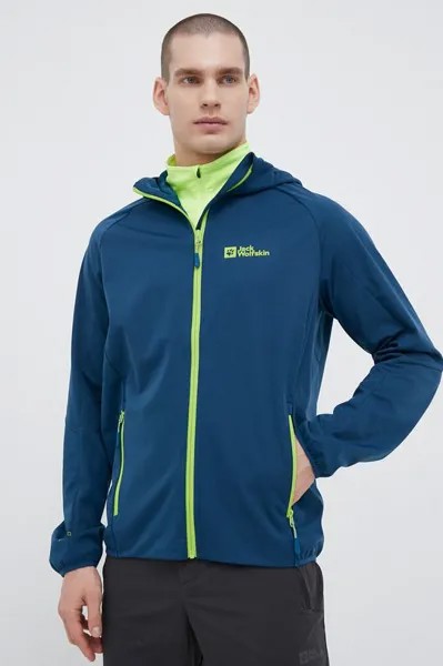 Куртка Feldberg Hoody для отдыха на открытом воздухе Jack Wolfskin, синий