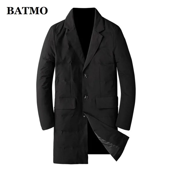 BATMO 2019 Новое поступление Зима 90% белый куртки-пуховики для мужчин, мужской плащ, Длинные парки, детская верхняя одежда, 7881
