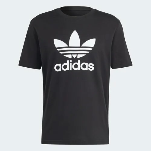 Футболка adidas, размер XL, чёрный