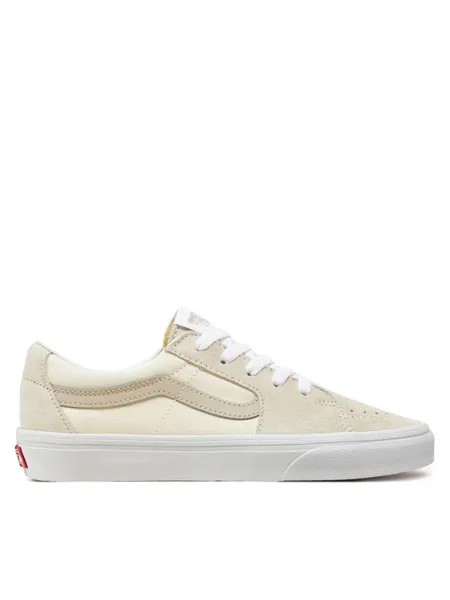 Кроссовки из ткани Vans, экрю