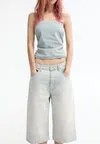Джинсовые шорты Pull&Bear, синий
