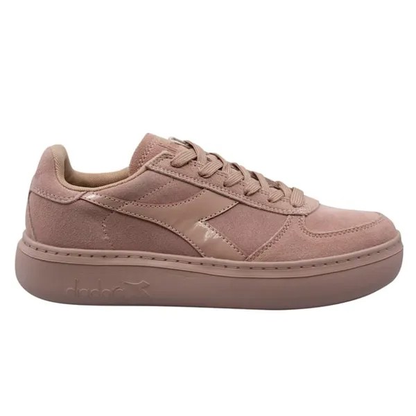 B элитные широкие женские розовые кроссовки Diadora, розовый