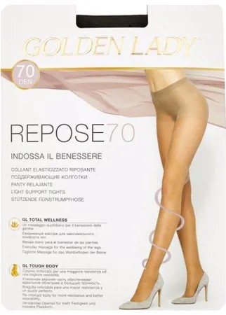 Колготки Golden Lady Repose 70 den, размер 4-L, fumo (серый)