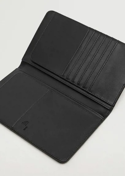 Сафьяновый бумажник с RFID-защитой - Longwall