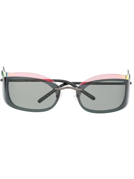 Courrèges Eyewear многослойные солнцезащитные очки