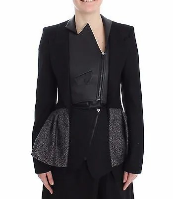 Куртка KAALE SUKTAE, черный короткий пиджак, байкерское женское пальто IT 38 / США 4, рекомендованная розничная цена 1400 долларов США