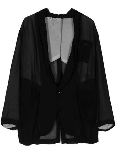 Однобортный пиджак Comme Des Garçons Comme Des Garçons, черный