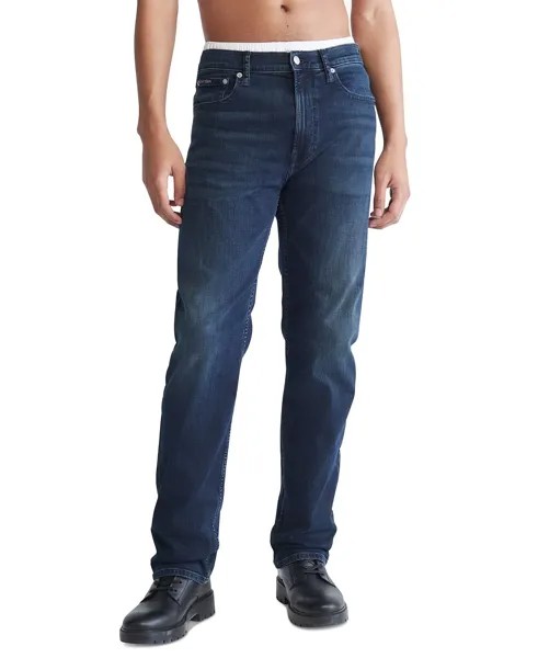 Мужские стандартные джинсы прямого кроя стрейч Calvin Klein, мульти