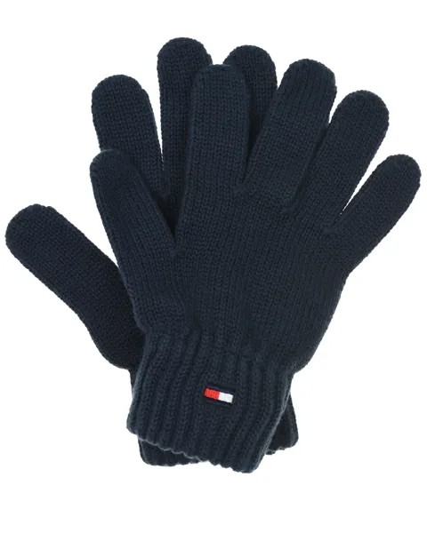 Синие перчатки из хлопка Tommy Hilfiger детские