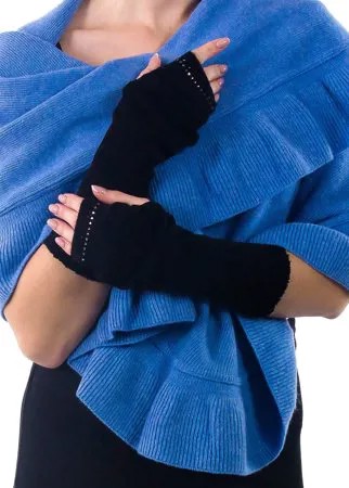 Митенки женские Mademoiselle Calla 4200-LJ черные