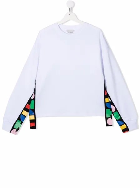 Stella McCartney Kids толстовка из органического хлопка с логотипом