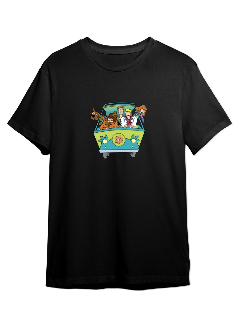 Футболка унисекс СувенирShop Скуби Ду/Scooby-doo/Мультфильм 6 черная L