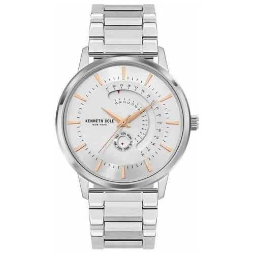 Наручные часы KENNETH COLE Classic KCWGH2104501, серебряный, белый