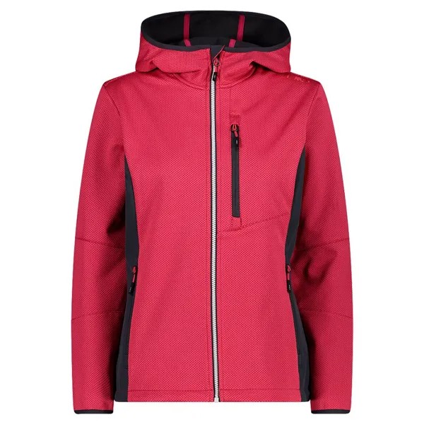Спортивная куртка CMP Fix Hood 32A3516 softshell, красный