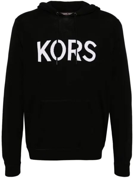 Michael Kors джемпер вязки интарсия, черный