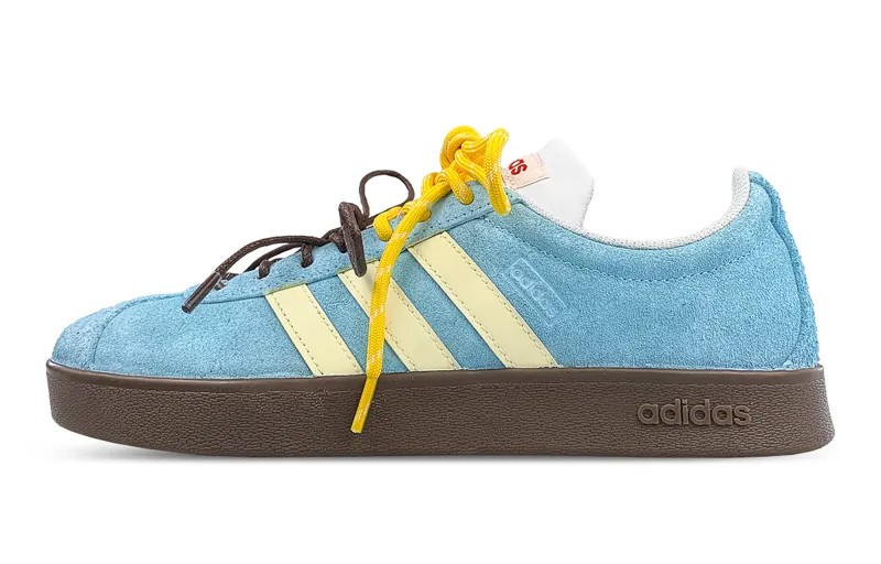 Кроссовки adidas neo Skateboarding Shoes Unisex Low-top Blue/Yellow, синий