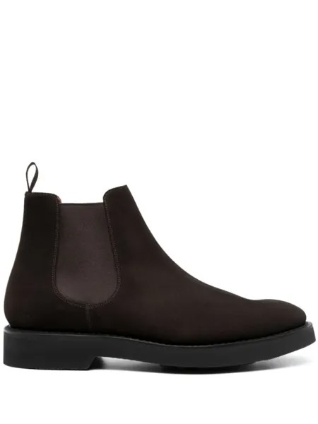 Church's suede Chelsea boots, коричневый