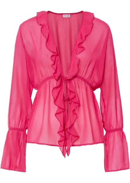 Шифоновая блузка Bodyflirt, розовый