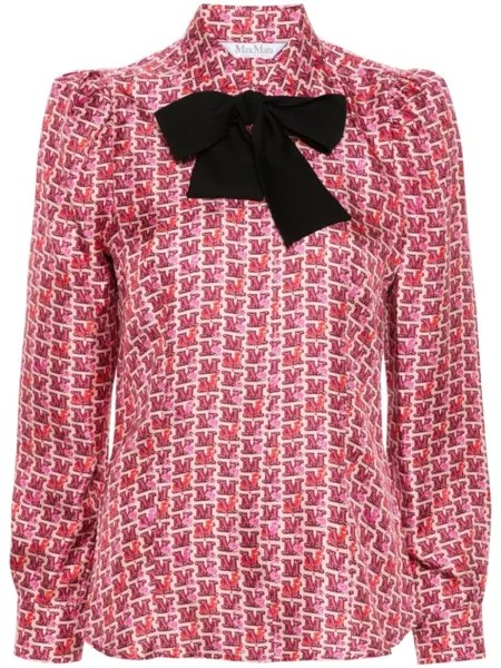 Рубашка Mino с монограммой Max Mara, розовый