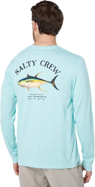 Футболка Salty Crew Ahi Mount Long Sleeve Tech Tee, цвет Sea Foam