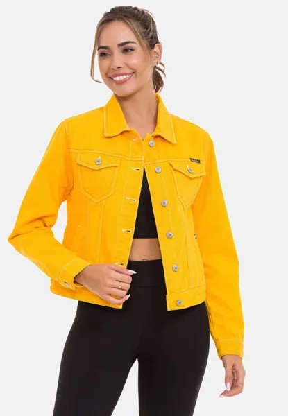 Джинсовая куртка Cipo & Baxx, желтый